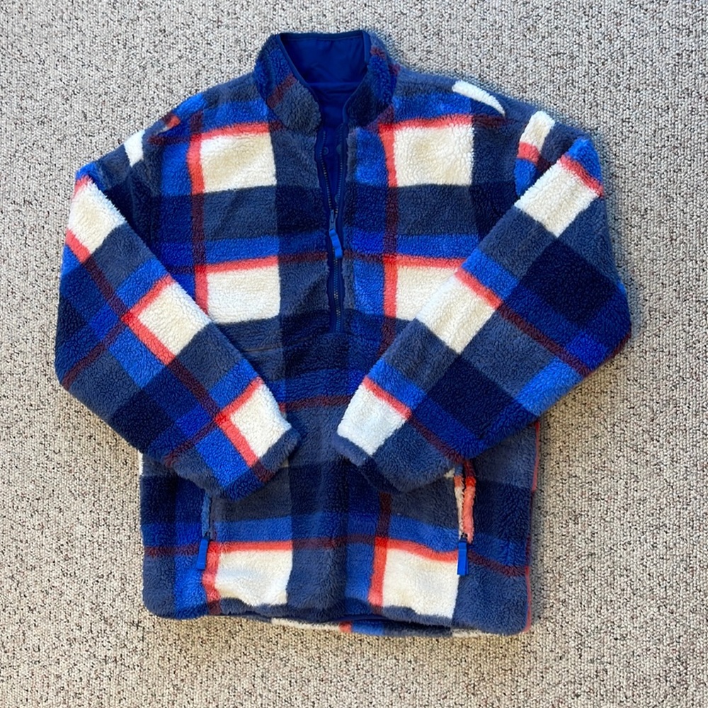 Chubbies reversible 1/4 zip pullover. Men’s small.